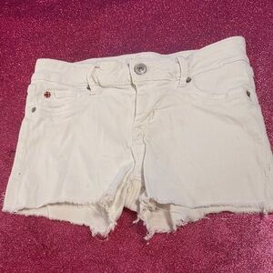 Hudson Jeans White Denim Shorts